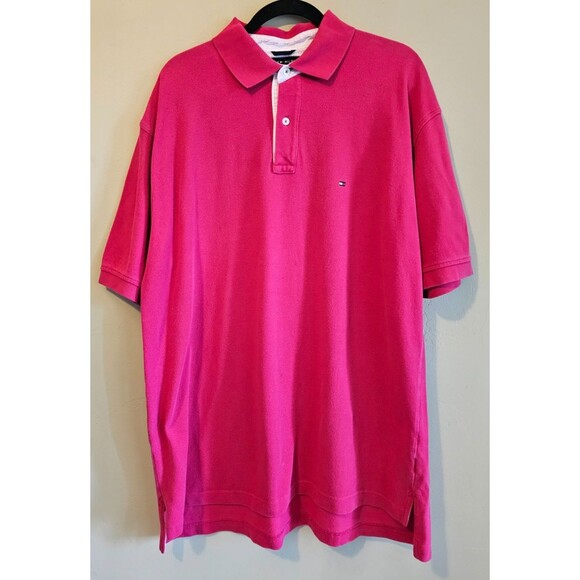 Tommy Hilfiger Other - TOMMY HILFIGER Polo Adult polo Shirt XL Extra Large Men's 2005, pink